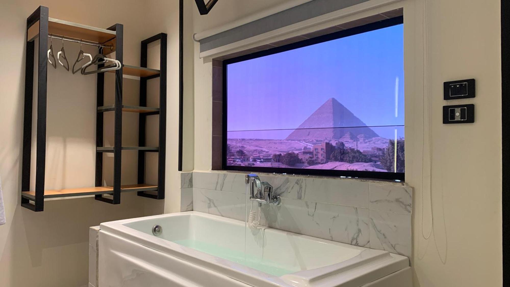 Capo Pyramid Otel Kafret el-Gabal Dış mekan fotoğraf
