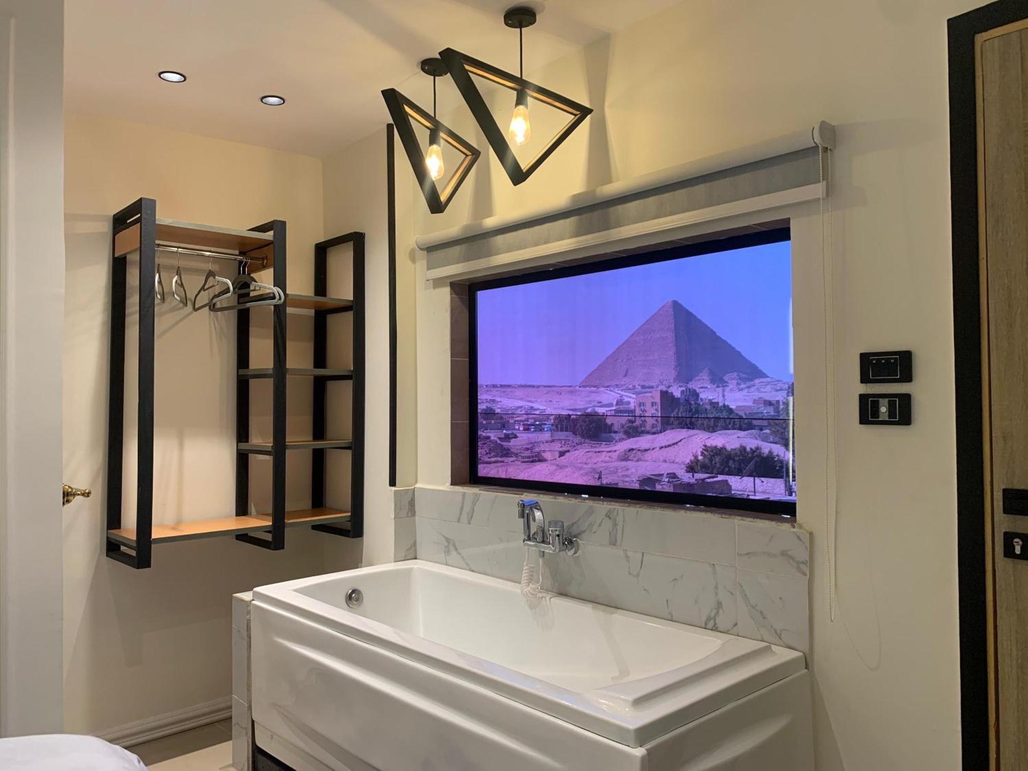 Capo Pyramid Otel Kafret el-Gabal Dış mekan fotoğraf